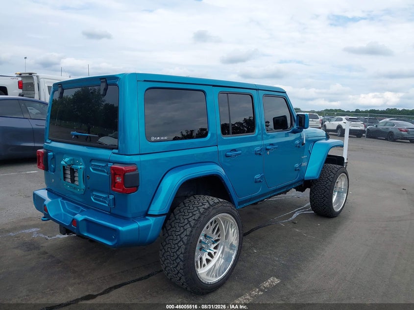Vin: 1c4hjxeg9lw254709, lot: 46504892, jeep wrangler unlimited sahara 4x4 20204