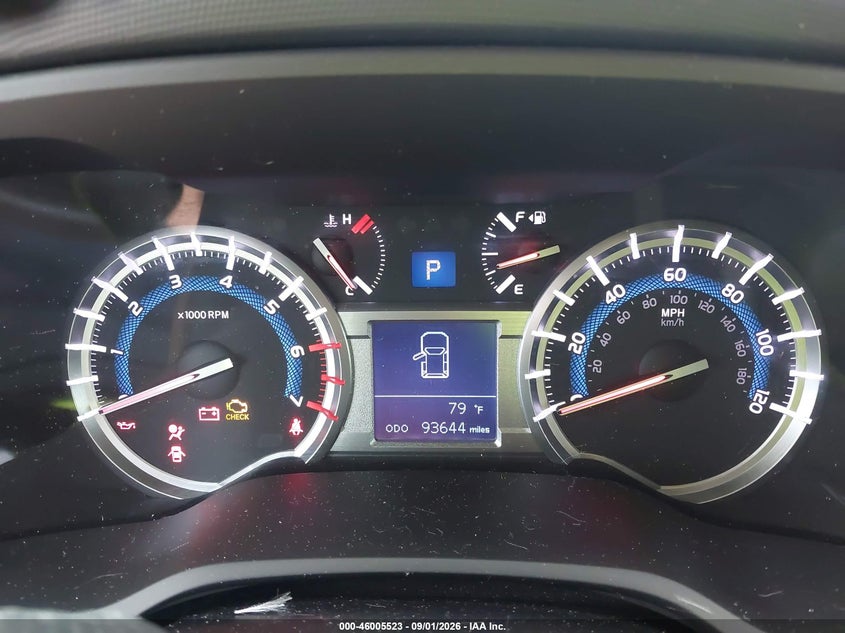 TOYOTA 4RUNNER 2017 VIN JTEBU5JRXH5419460