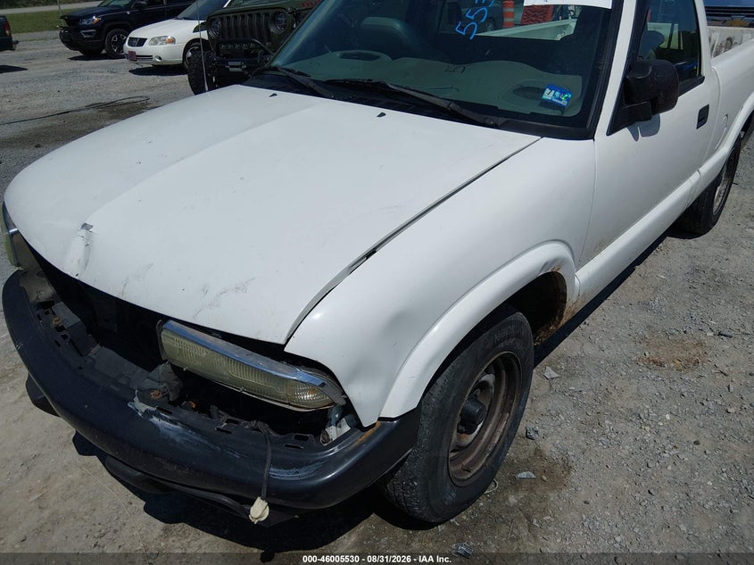 CHEVROLET S-10 2003 VIN 1GCCS14H238237186