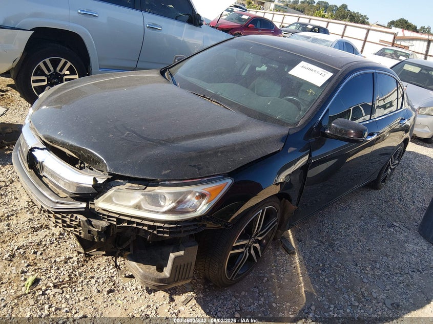 Vin: 1hgcr3f81ha008827, lot: 46504918, honda accord ex-l v6 20172