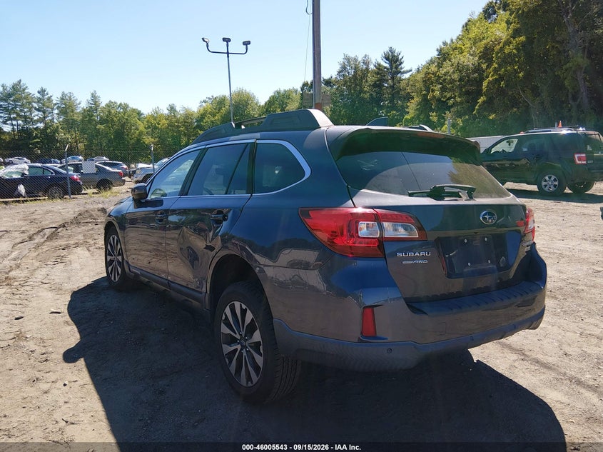 Vin: 4s4bsanc2h3390357, lot: 46504919, subaru outback 2.5i limited 20173
