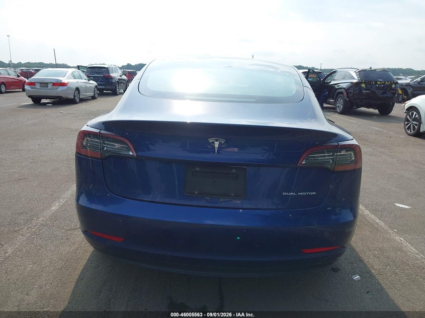 TESLA MODEL 3 2022 VIN 5YJ3E1EB3NF118700