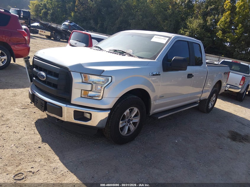 Vin: 1ftex1ep7fke23927, lot: 46504966, ford f-150 xl 20152