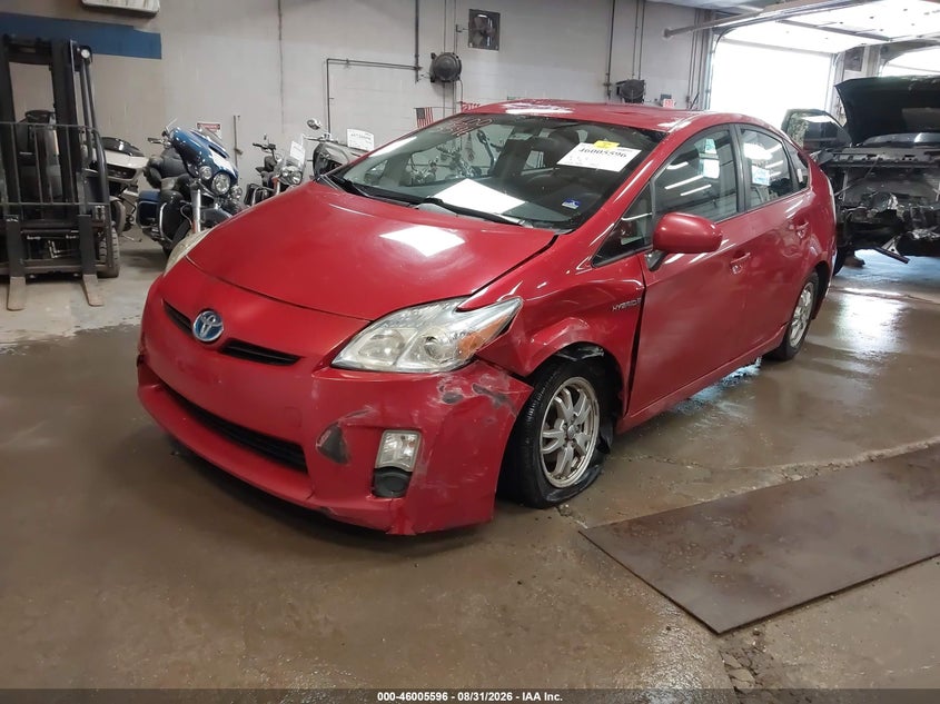 Vin: jtdkn3duxa0124125, lot: 46504972, toyota prius ii 20102