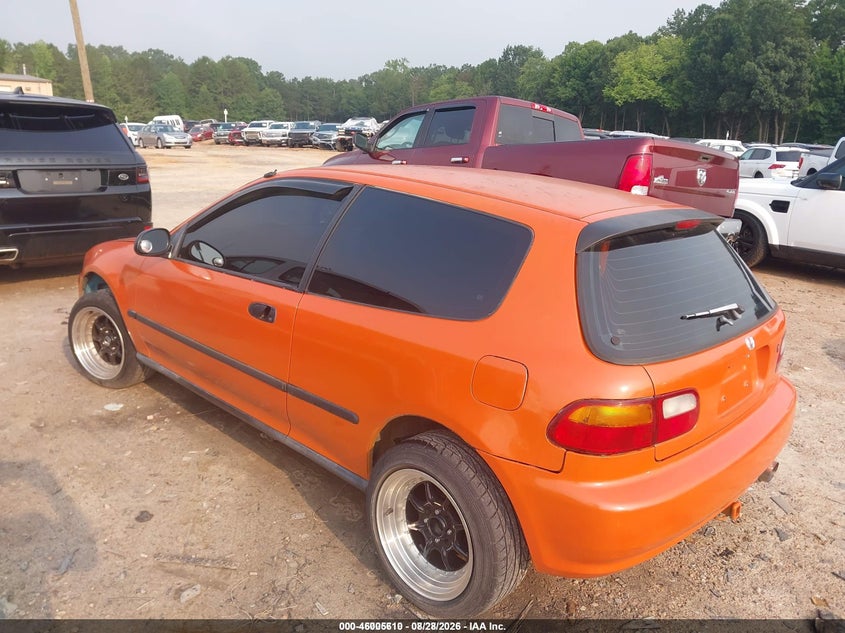 HONDA CIVIC 1995 VIN 2HGEH2462SH505238