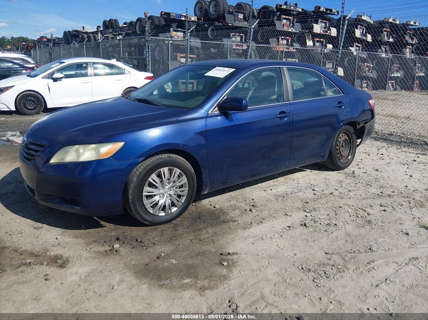 2007 Toyota Camry Le, Левый зад, IAAI, VIN 4T1BE46KX7U122731 — фото 2