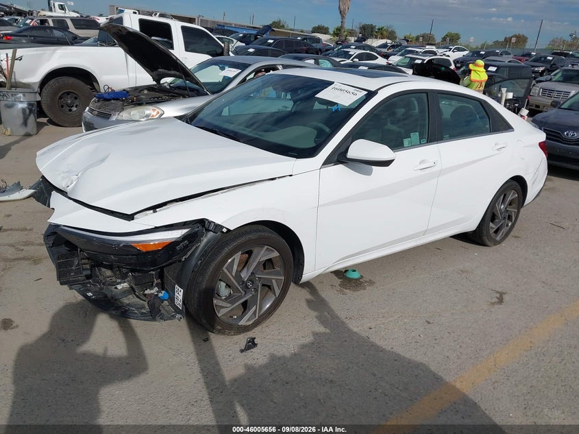 Vin: kmhls4dg4su894985, lot: 46505032, hyundai elantra sel convenience 20252
