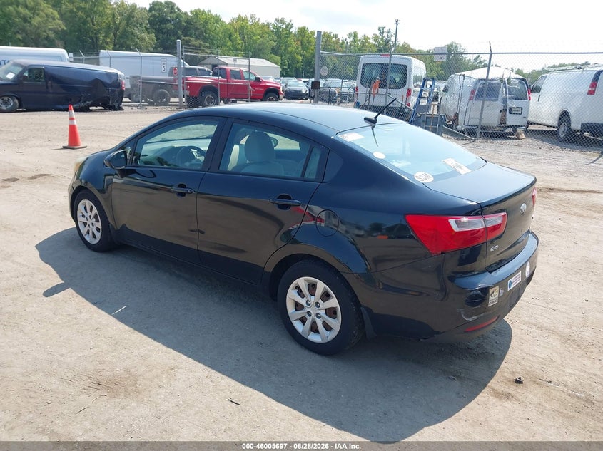 Vin: knadm4a31d6243872, lot: 46505073, kia rio lx 20133