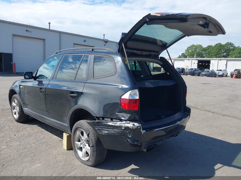 BMW X3 2008 VIN WBXPC93498WJ20156