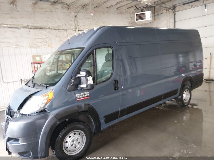 Vin: 3c6urvjg2ke548762, lot: 46505118, ram promaster 3500 cargo van high roof 159 wb ext 20192