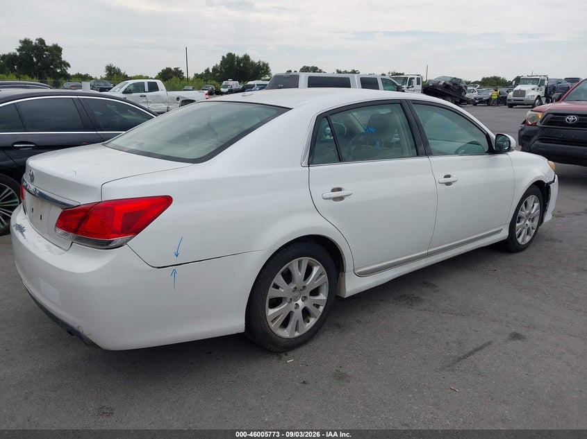 Vin: 4t1bk3db0bu380996, lot: 46505149, toyota avalon 20114