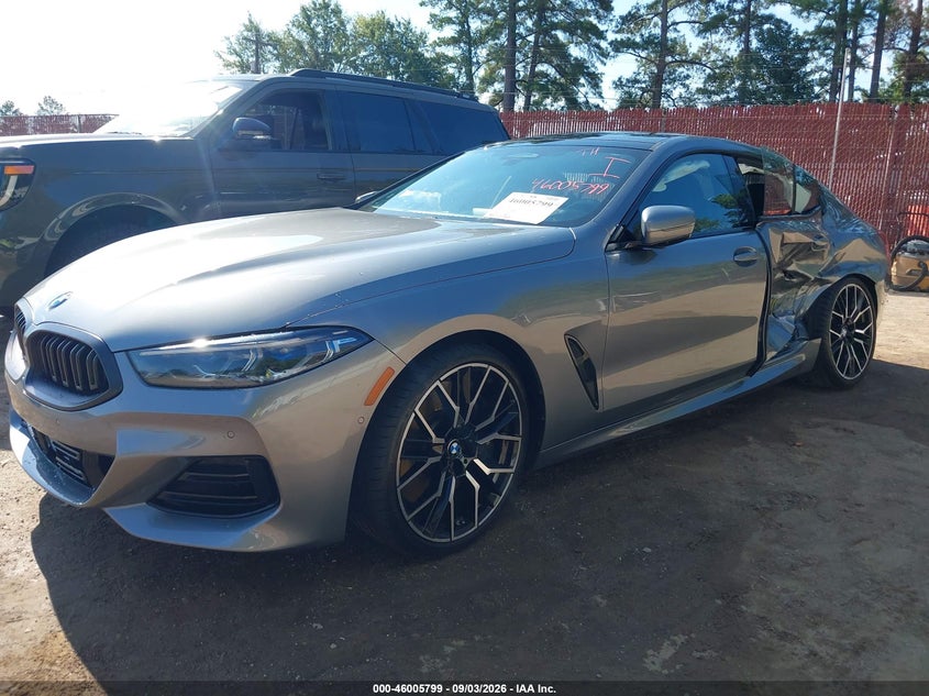 Vin: wbagv2c00rcp58663, lot: 46505175, bmw 840i gran coupe 20242