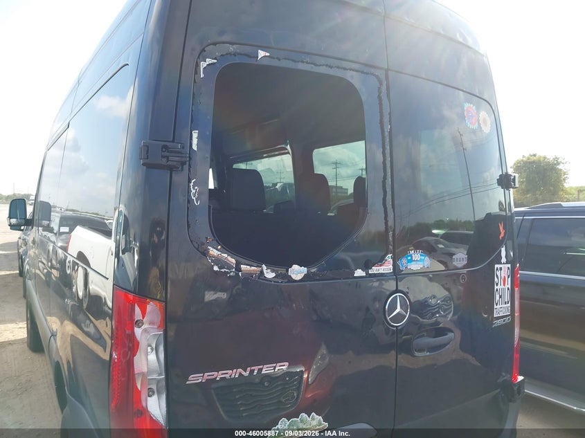MERCEDES-BENZ SPRINTER 2500 2022 VIN W1Z4EFVY3NP506397