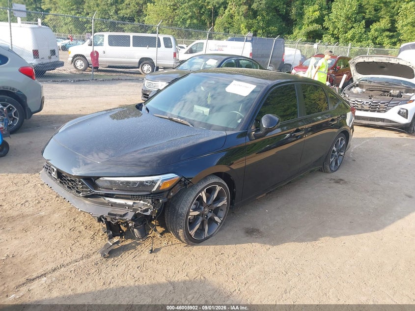 HONDA CIVIC HYBRID 2025 VIN 2HGFE4F85SH308393