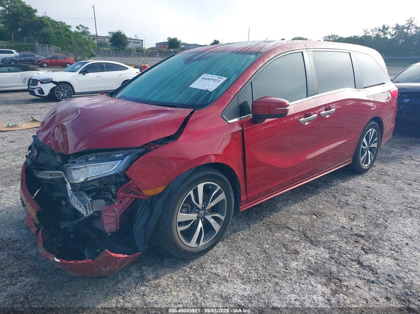 HONDA ODYSSEY 2022 VIN 5FNRL6H82NB001817