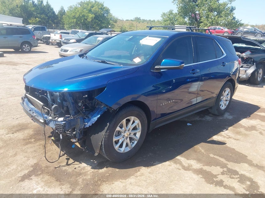 2019 Chevrolet Equinox, Удар спереду, IAAI, VIN 2GNAXKEV0K6243499 — фото 2