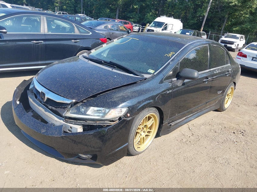 2007 Honda Civic, Звичайний знос, IAAI, VIN 2HGFA55547H703780 — фото 2