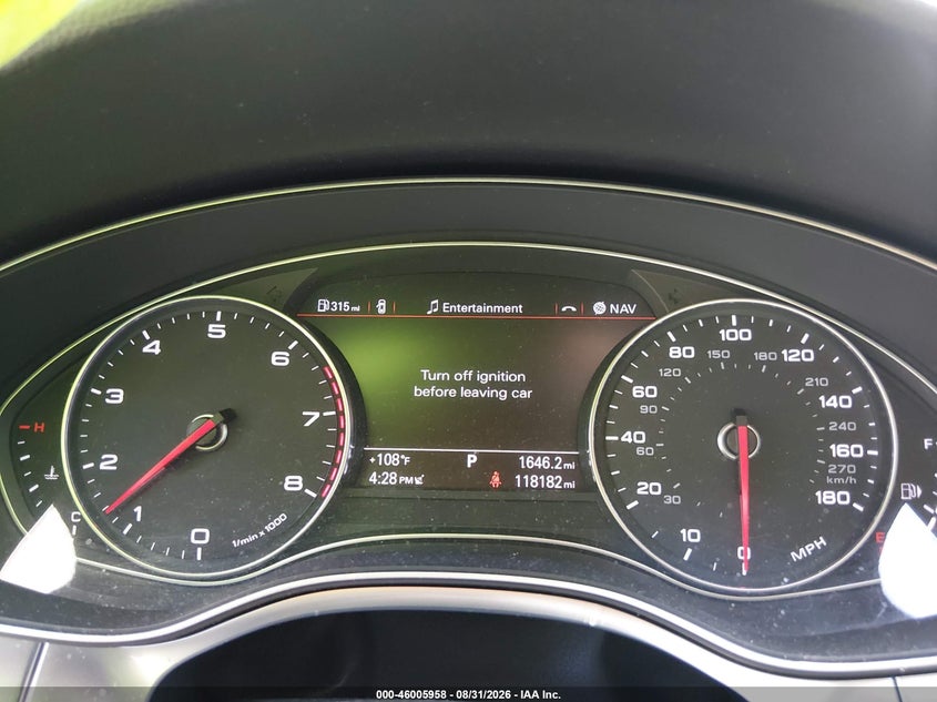 AUDI A7 2014 VIN WAUWGAFC3EN039492