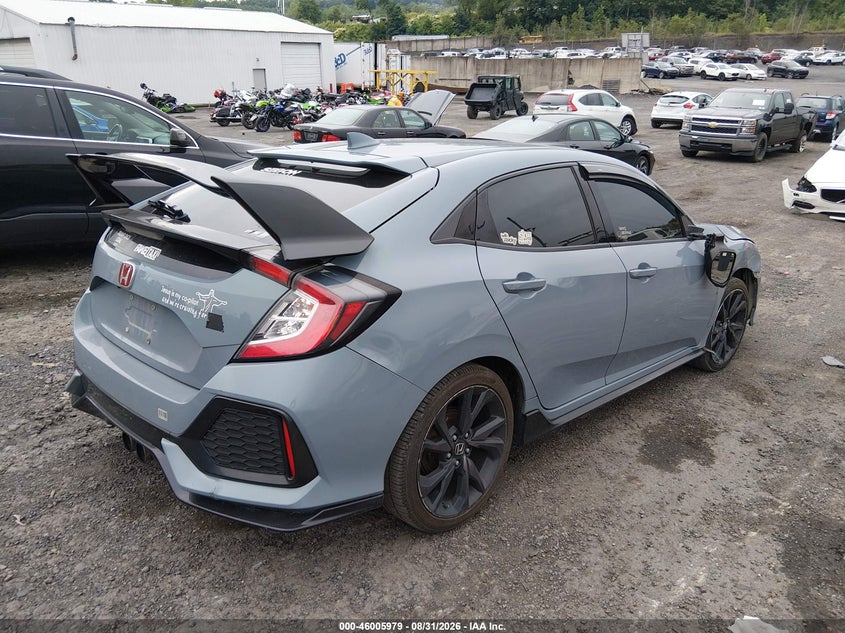 2017 HONDA CIVIC auction photo 4