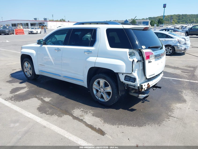 Vin: 2gkflzek1f6164832, lot: 46505380, gmc terrain denali 20153
