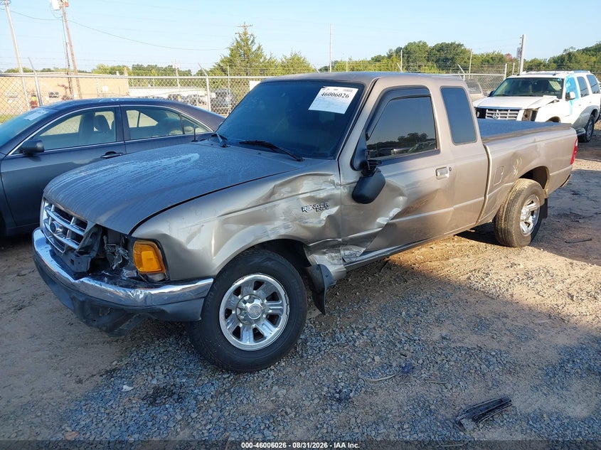 2003 Ford Ranger, Левый бок, IAAI, VIN 1FTYR14V43TA09775 — фото 2