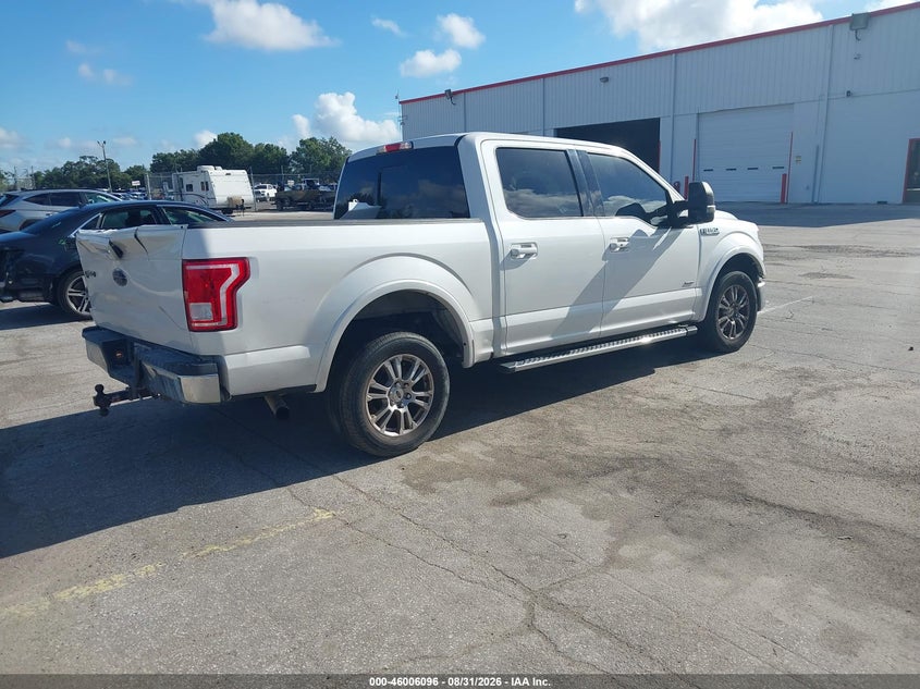 Vin: 1ftew1cg0gfb20469, lot: 46505472, ford f-150 lariat 20164