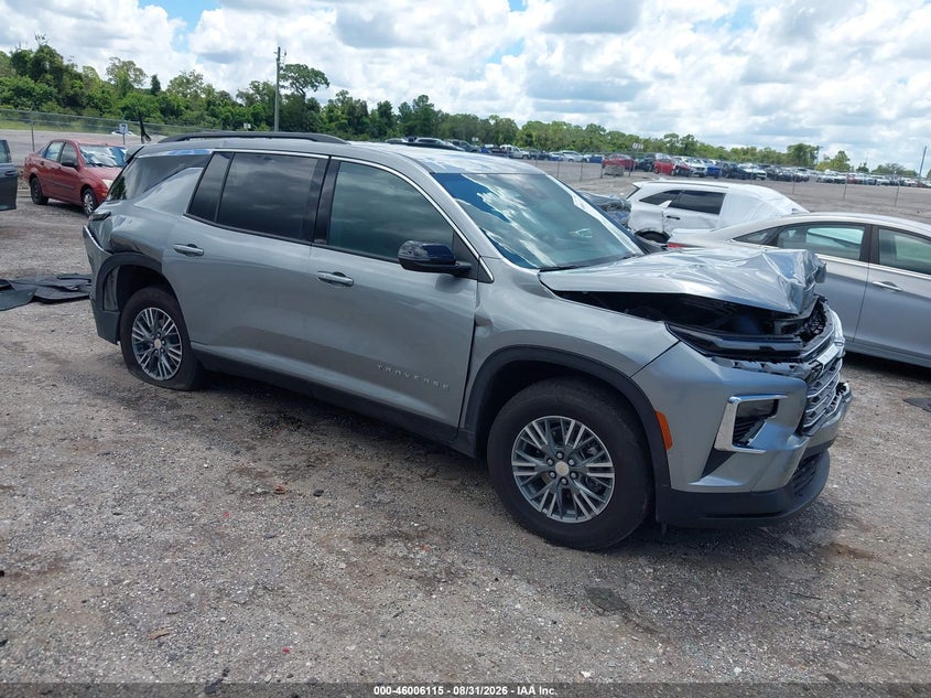 2026 Chevrolet Traverse Fwd Lt, Удар сзади, IAAI, VIN 1GNERGKS3TJ206521