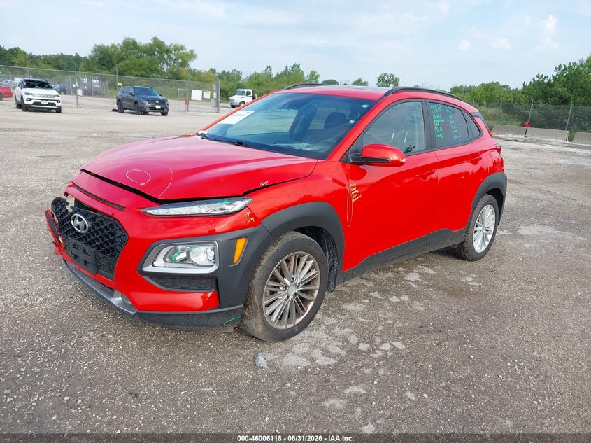 2020 Hyundai Kona, Удар спереду, IAAI, VIN KM8K6CAA7LU552460 — фото 2