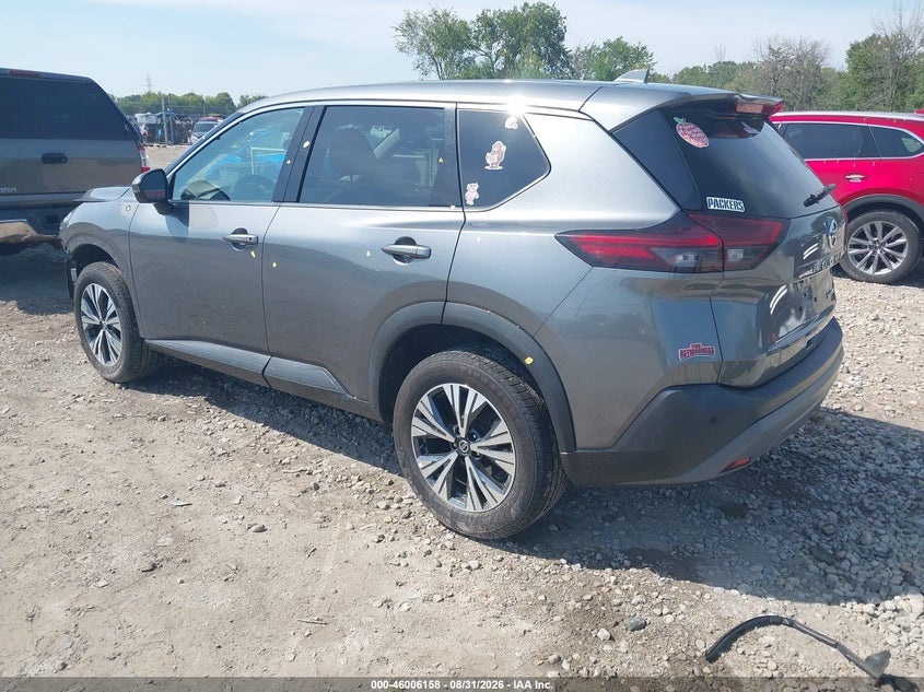 Vin: 5n1at3bb9mc791771, lot: 46505534, nissan rogue sv intelligent awd 20213