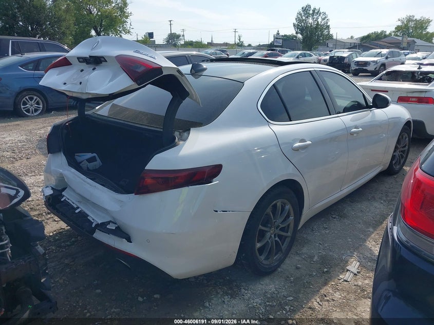 Vin: zarfaedn9h7548324, lot: 46505567, alfa romeo giulia awd 20174