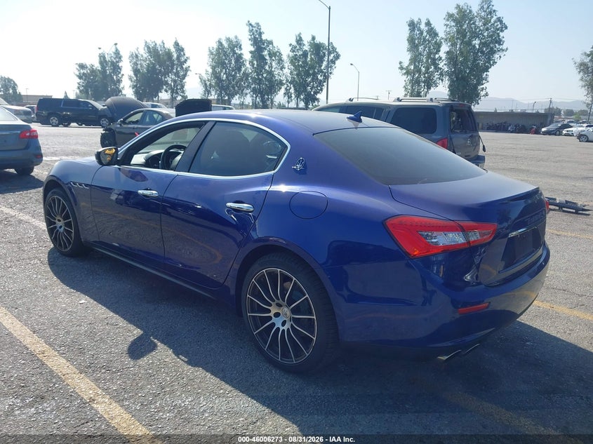 Vin: zam57xsa5h1219179, lot: 46505649, maserati ghibli 20173