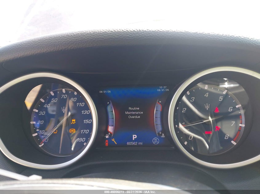 MASERATI GHIBLI 2017 VIN ZAM57XSA5H1219179