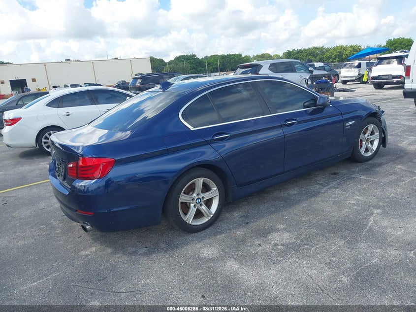 2012 BMW 5ER SEDAN 3.0L I-6 DI, DOHC, VVT, TURBO, 300HP