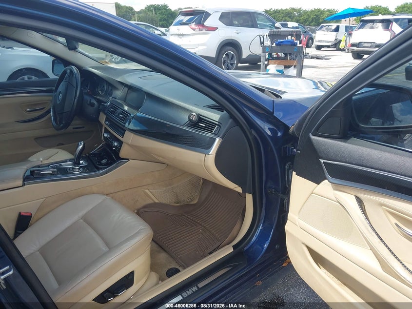 2012 BMW 5ER SEDAN 3.0L I-6 DI, DOHC, VVT, TURBO, 300HP