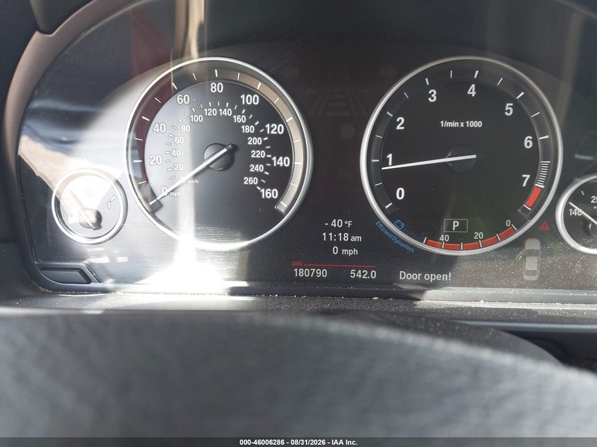 2012 BMW 5ER SEDAN 3.0L I-6 DI, DOHC, VVT, TURBO, 300HP