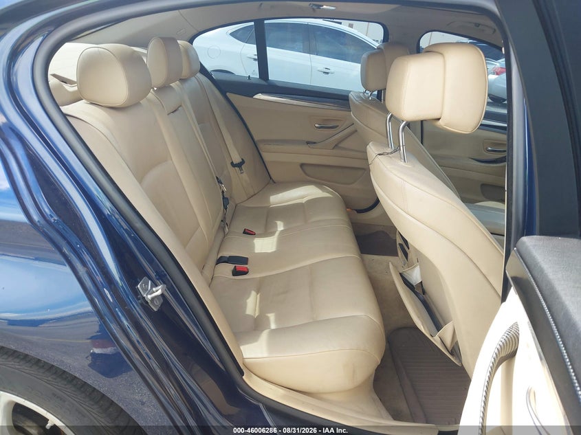 2012 BMW 5ER SEDAN 3.0L I-6 DI, DOHC, VVT, TURBO, 300HP