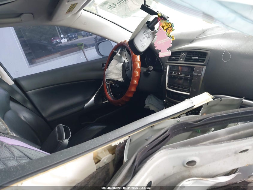 LEXUS IS 250 2011 VIN JTHBF5C22B5152366