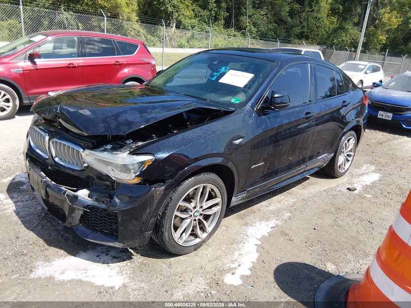 2017 BMW X4 xDrive28I, Удар спереди, IAAI, VIN 5UXXW3C39H0T79868 — фото 2