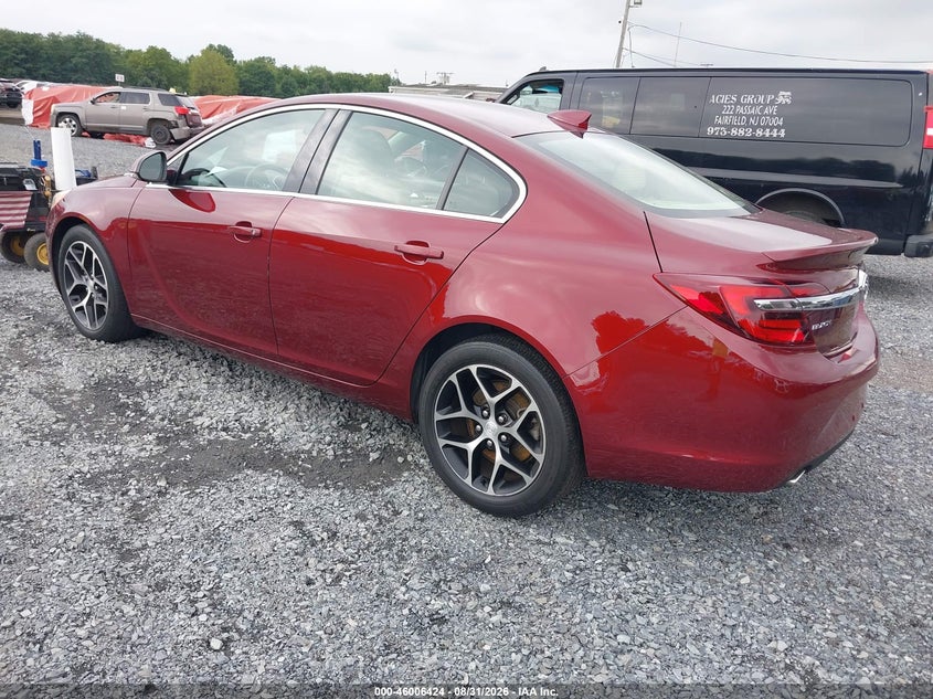 Vin: 2g4gl5ex1h9186010, lot: 46505800, buick regal turbo sport touring 20173