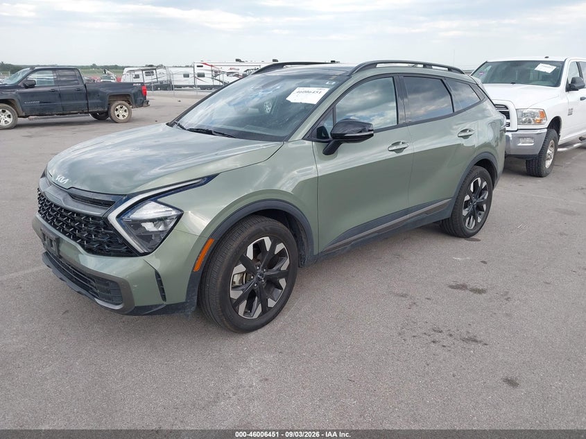 Vin: 5xyk6cafxpg048816, lot: 46505827, kia sportage x-line 20232