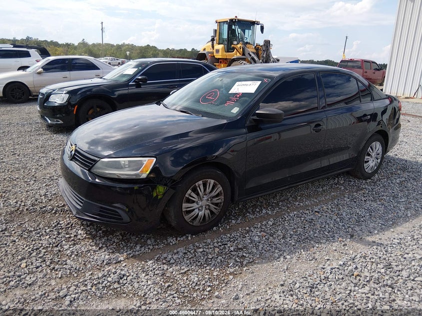 2011 Volkswagen Jetta 2.0L S, Обычный износ, IAAI, VIN 3VW2K7AJ6BM398489 — фото 2