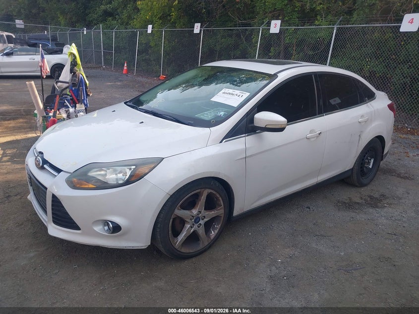 Vin: 1fahp3j26cl380714, lot: 46505919, ford focus titanium 20122
