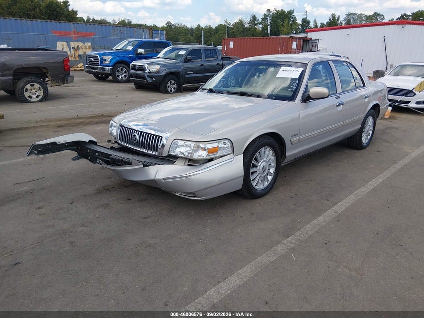 Vin: 2mebm7fv5ax612351, lot: 46505952, mercury grand marquis ls (fleet only) 20102
