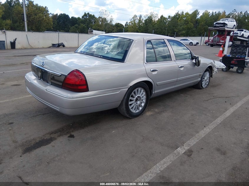 Vin: 2mebm7fv5ax612351, lot: 46505952, mercury grand marquis ls (fleet only) 20104