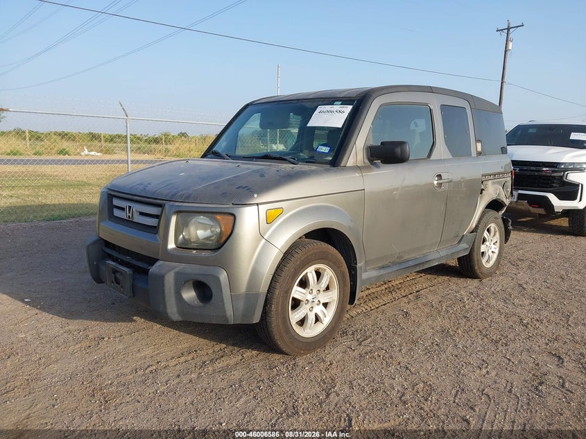 2007 Honda Element, Left Rear, IAAI, VIN 5J6YH18727L010535 — photo 2