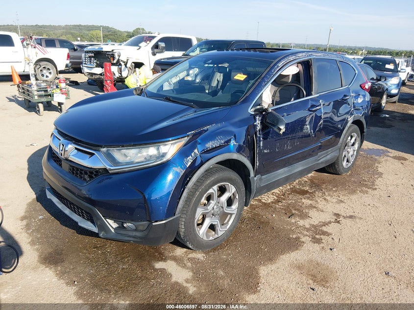 2018 Honda CR-V, Перекидання, IAAI, VIN 7FARW2H83JE086990 — фото 2