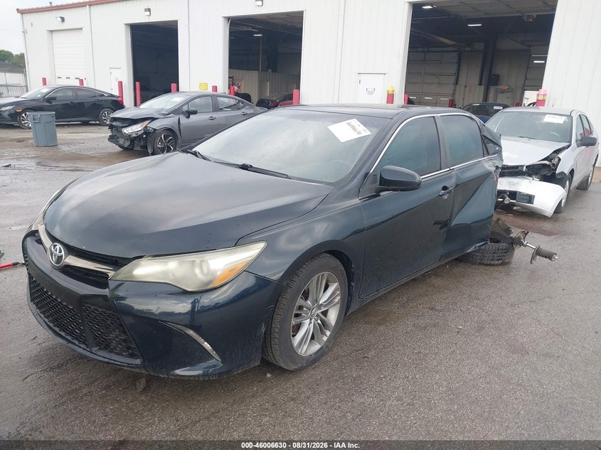 2015 Toyota Camry, Rear, IAAI, VIN 4T1BF1FK2FU035058 — photo 2