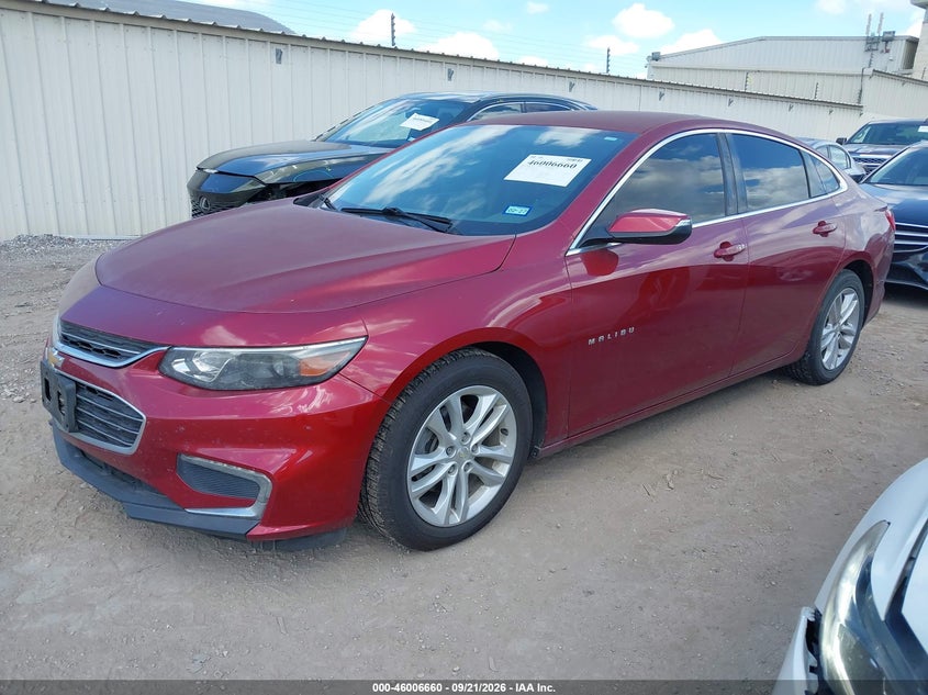 Vin: 1g1ze5st2hf155289, lot: 46506036, chevrolet malibu 1lt 20172
