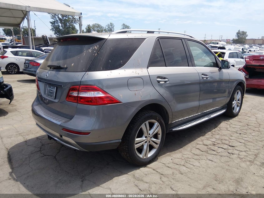 Vin: 4jgda5jb8fa460405, lot: 46506039, mercedes-benz ml 350 20154
