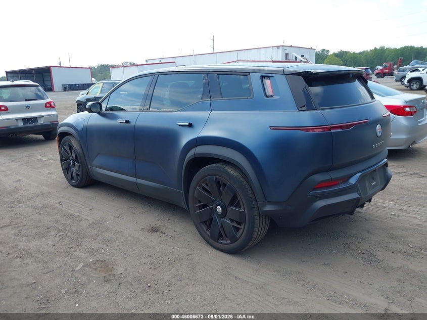 Vin: vcf1zbu21pg005193, lot: 46506049, fisker ocean one 20233